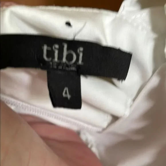Tibi crisp White Ruffled Jumpsuit